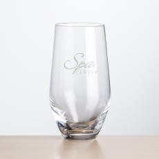 Reina Stemless Flute - Deep Etch - Etched Barware