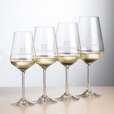 Breckland Wine - Deep Etch  - Wine Glasses