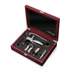 Isabell 5pc Wine Set - Etched Barware