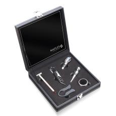 Chrysalis 6pc Wine Set - Etched Barware