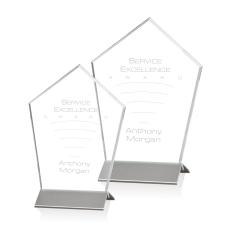 Peabody Silver Arch & Crescent Crystal Award - Metal Awards