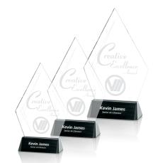 Sierra Diamond Black Crystal Award - Metal Awards
