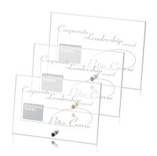Cantebury Horizontal Rectangle Crystal Award - Corporate Awards