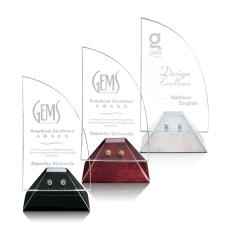 Acton Arch & Crescent Crystal Award - Crystal Awards