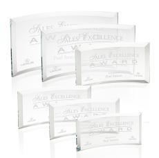 Bancroft Starfire Arch & Crescent Crystal Award - Crystal Awards