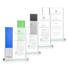 Jovita Add-a-Block Rectangle Crystal Award - Award Plaques