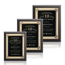 Farnsworth/Sonata - Black/Black - Wood Plaques