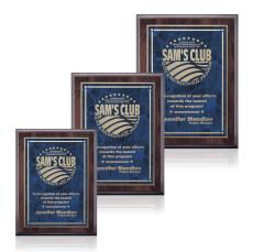 Farnsworth/Contempo - Blue - Wood Plaques