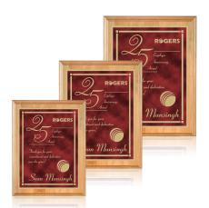 Erindale/Contempo - Red - Wood Plaques