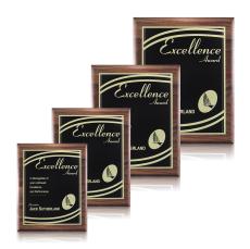 Sedgewick/Marietta - Walnut/Black - Wood Plaques