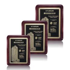 Sydenham/Calvert - Rosewood Finish - Wood Plaques