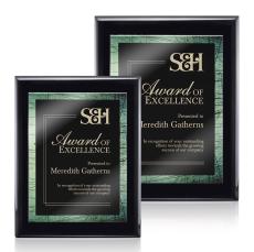 Oakleigh/Caprice - Black/Green - Wood Plaques