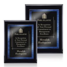 Oakleigh/Caprice - Black/Blue - Wood Plaques