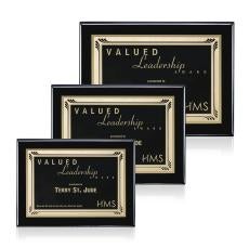 Oakleigh/Sonata - Black/Black - Wood Plaques