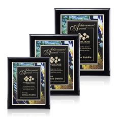 Oakleigh/Verdi Plaque - Black Finish - Wood Plaques