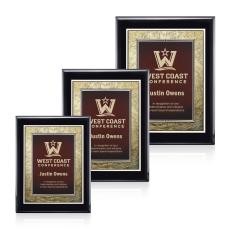 Oakleigh/Tamara - Black/Burgundy - Wood Plaques