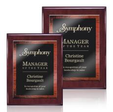 Oakleigh/Caprice Plaque - Rosewood/Red - Wood Plaques