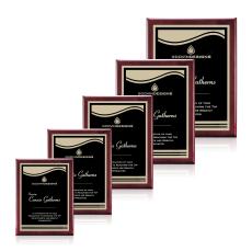 Oakleigh/Marietta Plaque - Rosewood/Black - Wood Plaques