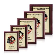 Oakleigh/AstroSub Plaque - Rosewood/Gold - Full Color Awards
