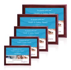 Oakleigh/AstroSub Plaque - Rosewood/White - Full Color Awards