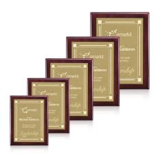 Oakleigh/Warden Plaque - Rosewood Finish - Wood Plaques