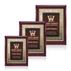 Oakleigh/Tamara Plaque - Rosewood/Burgundy  - Wood Plaques