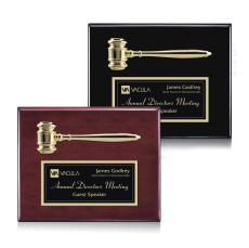 Gavel Plaque - Wood Plaques