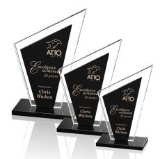 Milton Black Peak Crystal Award - Crystal Awards