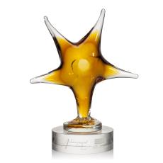 Triumph Star Glass Award - Crystal Star Awards