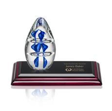 Eminence Glass on Rosewood Base Award - Art Glass Awards