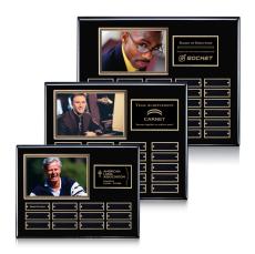 Photo (Horiz) P/Plaque - Black/Gold - Perpetual Plaques