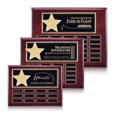 Hollister (Horiz) Perpetual - Rosewood/Gold - Corporate Awards