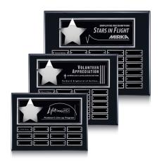 Hollister (Horiz) Perpetual - Black/Silver  - Corporate Awards