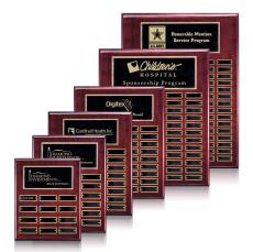 Oakleigh Vert Perpetual - Rosewood/Gold - Perpetual Plaques