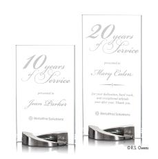 Mobius Rectangle Crystal Award - Modern Awards