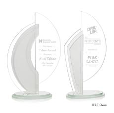 Nautilus Arch & Crescent Crystal Award - Crystal Awards