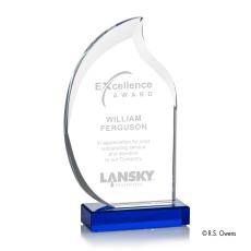 Bossier Flame Crystal Award - Glass Awards