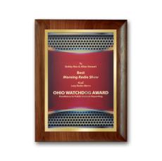 SpectraPrint Plaque - Rolled Edge Gold - Full Color Awards