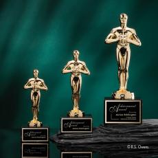 Classic Achievement People on Marble Metal Award - Marble, Granite & Stone Awards