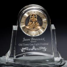 Dresden Clock Crystal Award - Crystal Awards