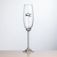 Woodbridge Flute - Imprinted - Etched Barware