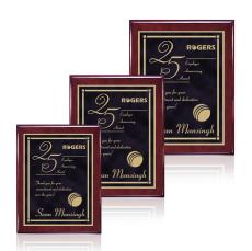 Oakleigh/Contempo Plaque - Rosewood/Black - Wood Plaques