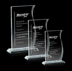 Elora Rectangle Crystal Award - Corporate Awards