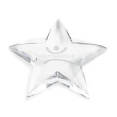 Savoy Star Paperweight - Service Awards