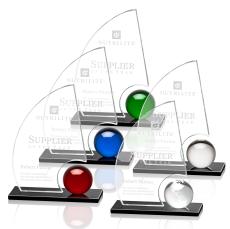 Ravenna Starfire Sail Crystal Award - Crystal Awards