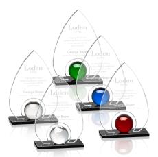 Dangerfield Starfire Flame Crystal Award - Crystal Awards