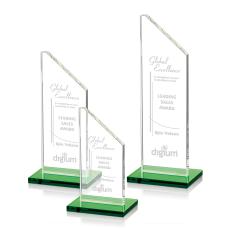 Dixon Green Peak Crystal Award - Glass Awards
