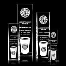 Milnerton 3D Obelisk Crystal Award - Crystal Awards