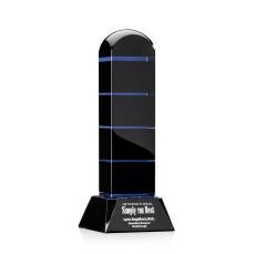 Garrison Tower Obelisk Crystal Award - Crystal Pillar Awards