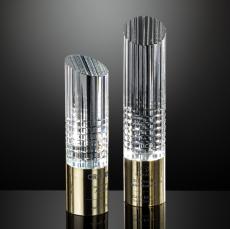 Monte Carlo Gold Obelisk Crystal Award - Crystal Pillar Awards